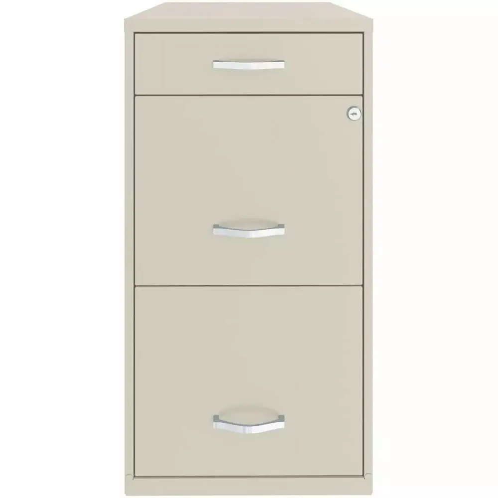 UrbanPro 3-Drawer Vertical Off White Metal Filing Cabinet Pre-assembled