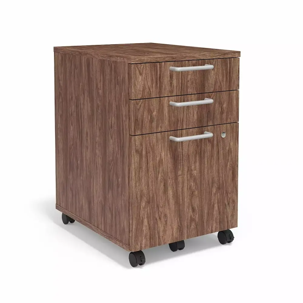 Union & Scale 3-Drawer Vertical Mobile File Cabinet Letter Legal Size UN56981 WorkLife Brands
