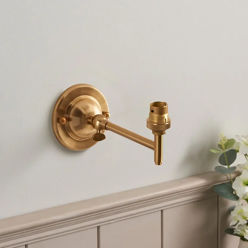 Dome Fold Wall Light - Brushed Aged Warm alloy
