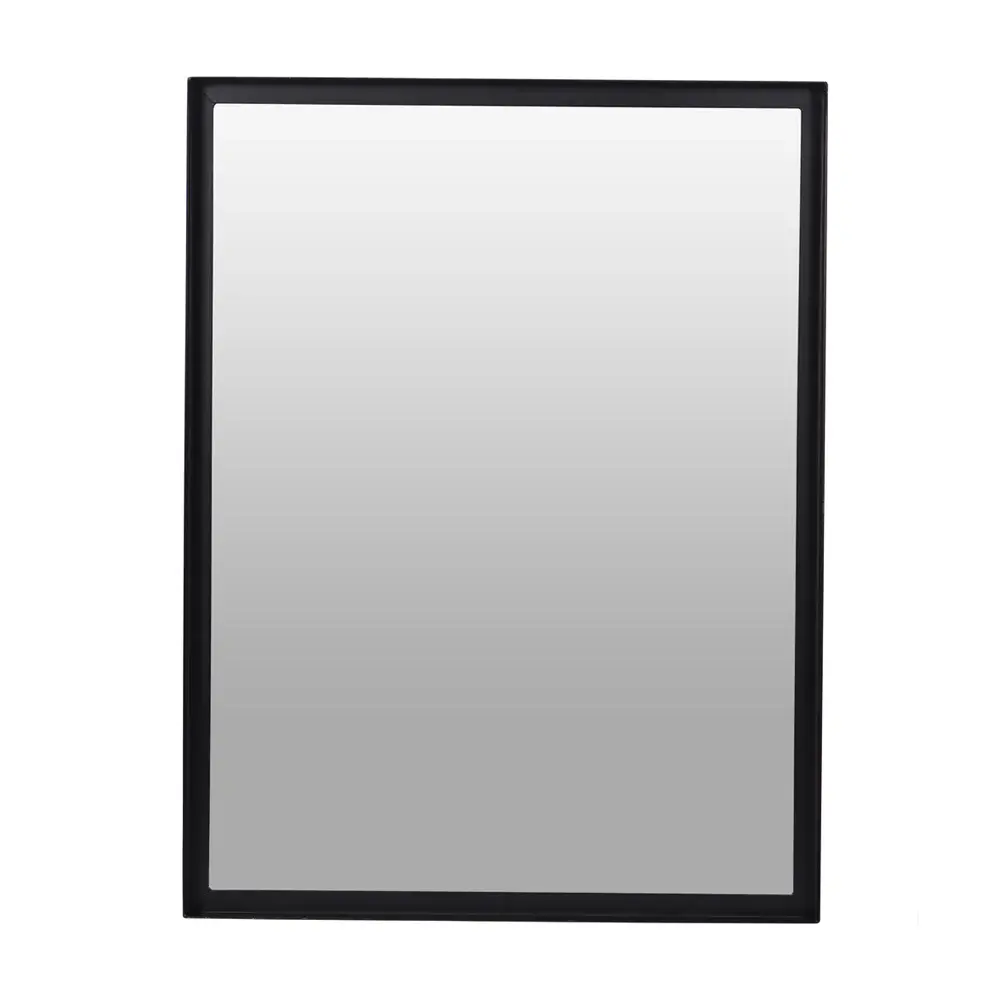 Bronks Wall Mirror 100x76cm - Midnight Acacia Wood