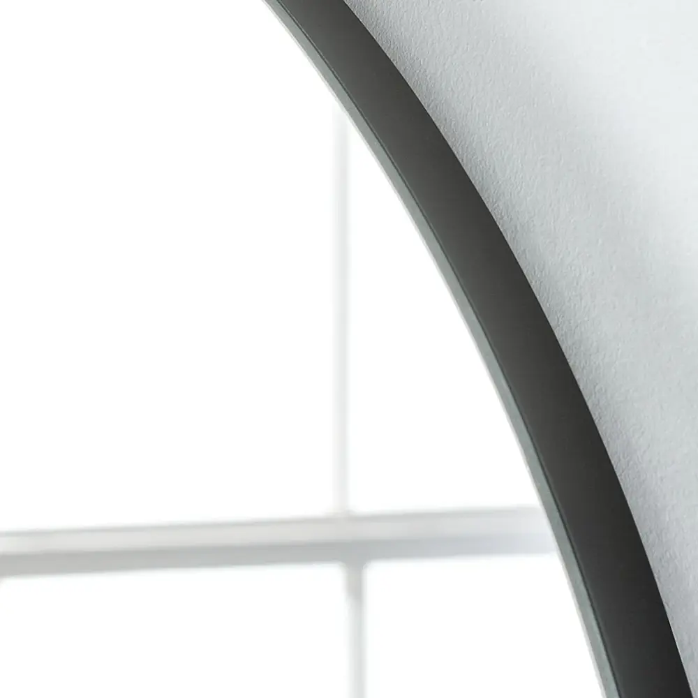 Dahlia Lofty Arched Wall Mirror - Black