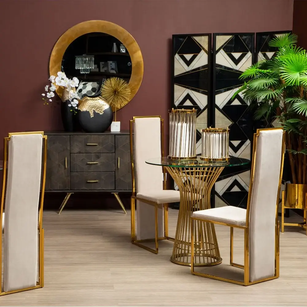 Gren Wall Mirror - Brushed Aurum