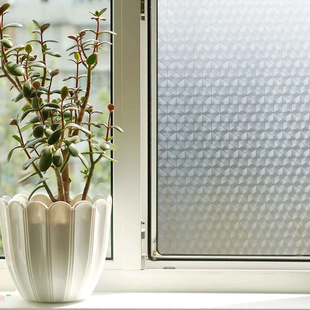 Rhombus Self Adhesive Window Film, 78.74" x 17.71"