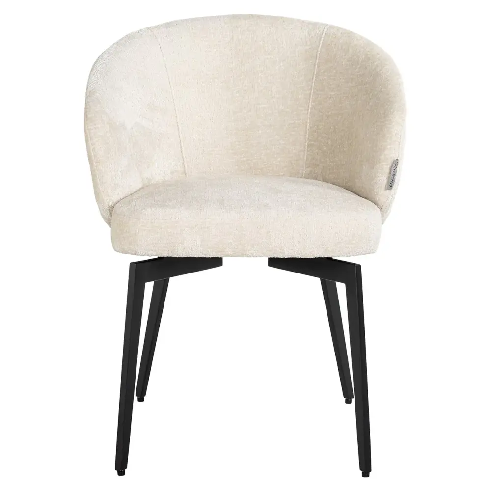 Amphara Chenille Chair - Alabaster Carrying Case