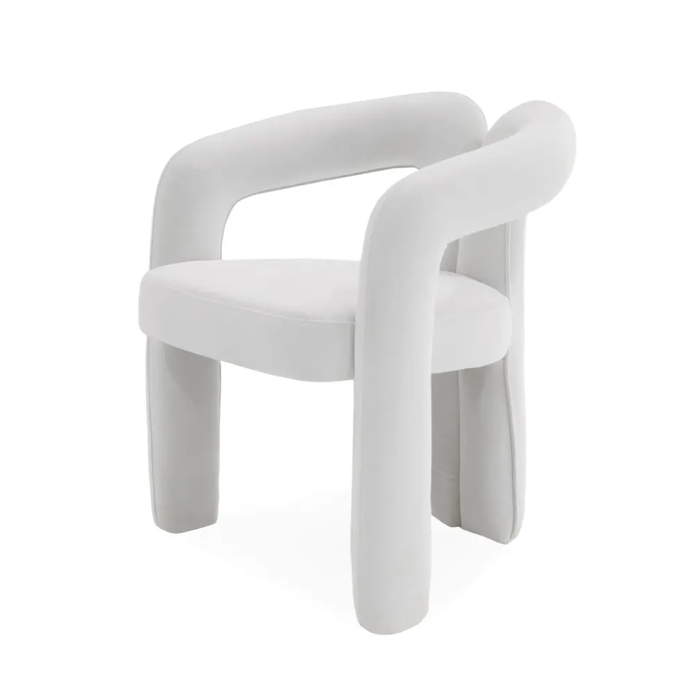 Modrest Ellen - Glam Chalk Velvet Dining Chair