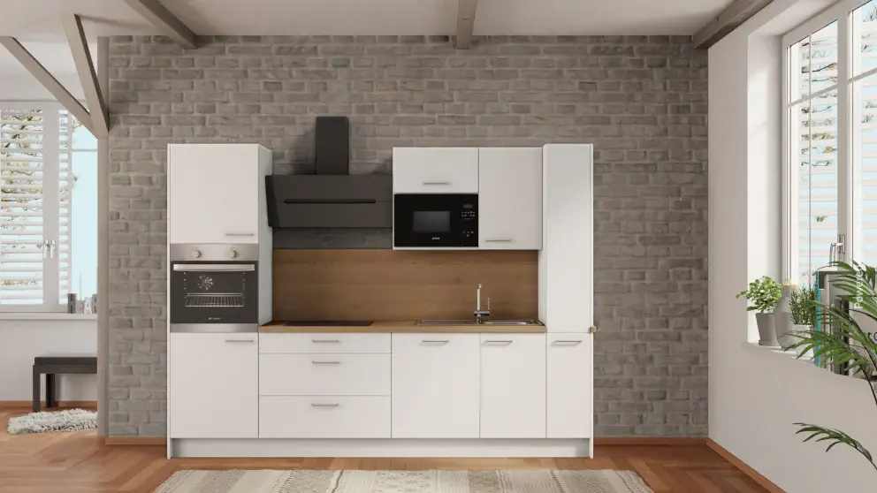 nobilia kitchen Garbsen 285 cm alabaster clearance oak Provence prices