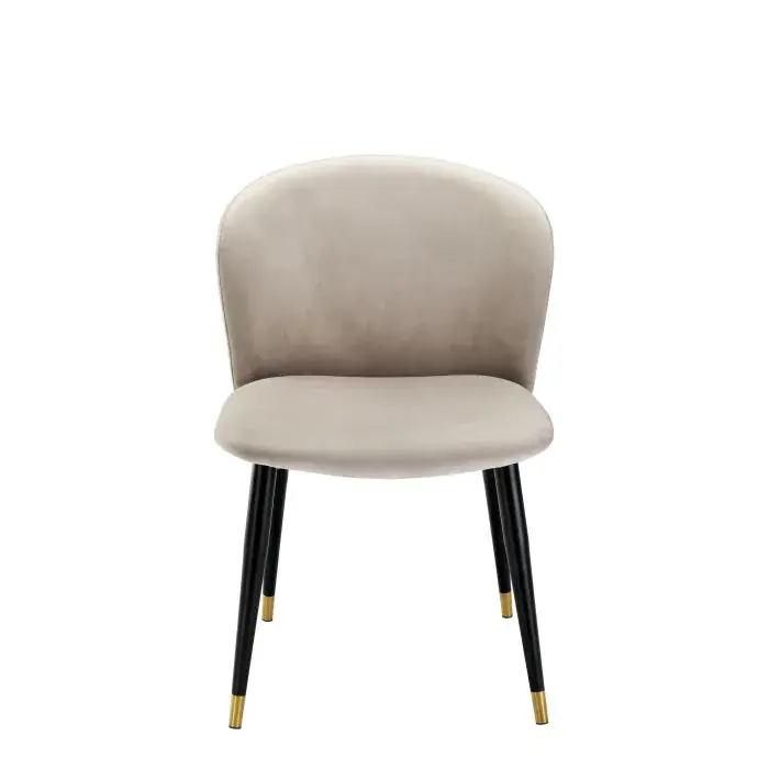 Volante Dining Chair - Roche Beige Velvety