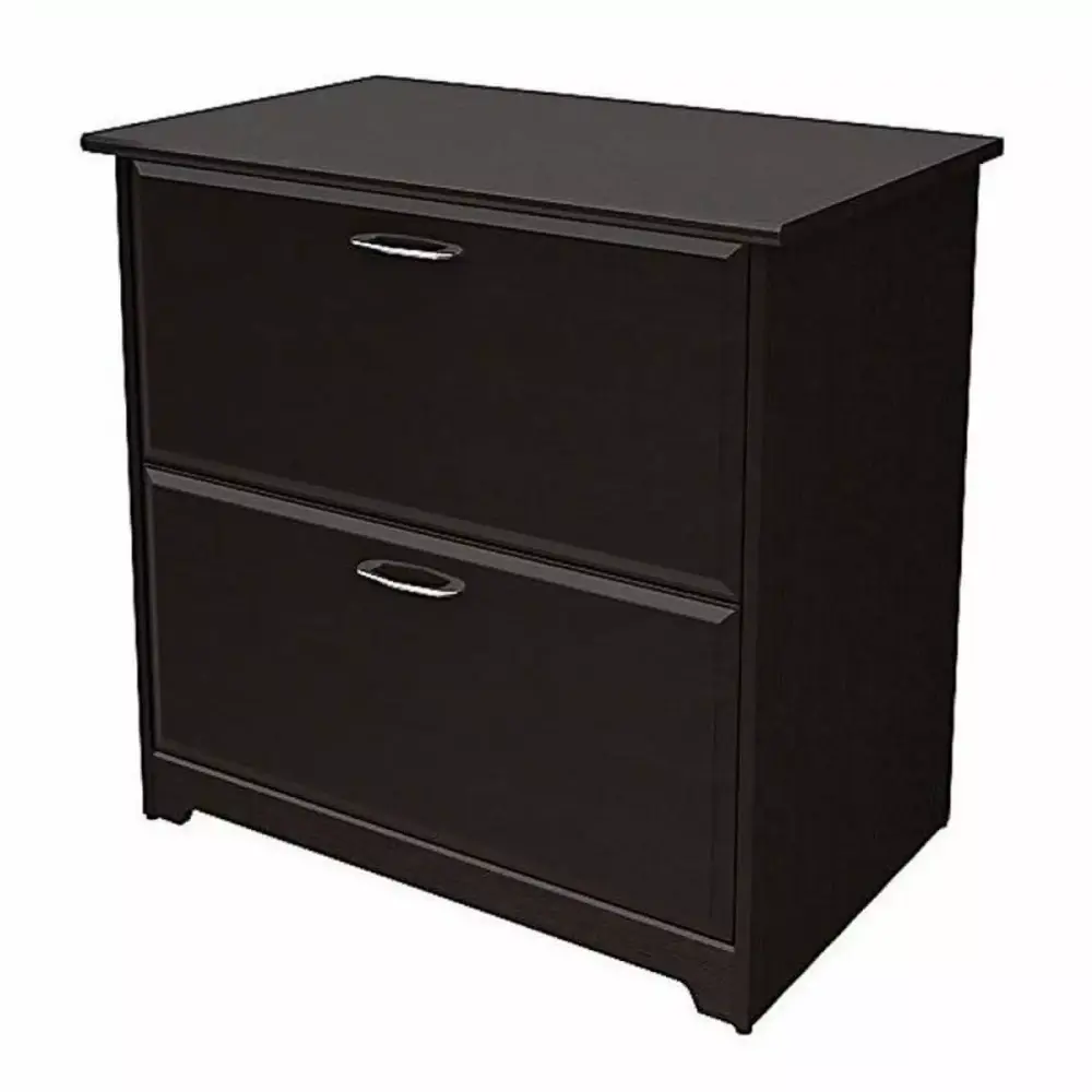 Bowery Hill 2 Drawer Lateral File Cabinet Espresso Oak