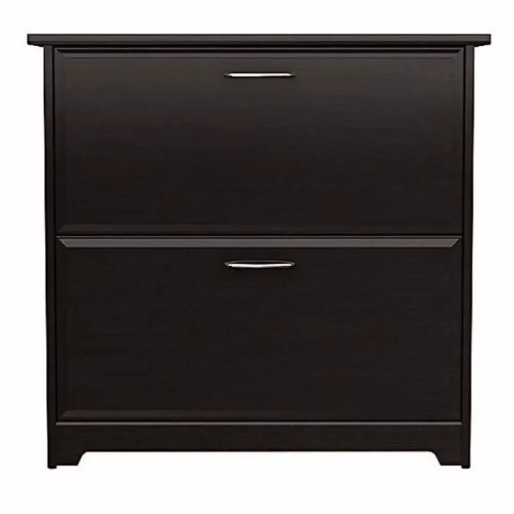Bowery Hill 2 Drawer Lateral File Cabinet Espresso Oak