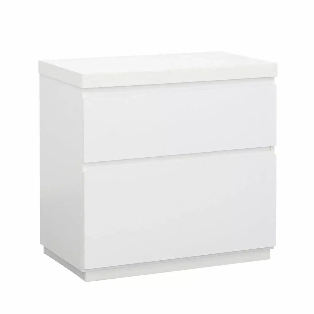 Sauder Northcott Engineered Wood Lateral File Cabinet White Finish Office Storage