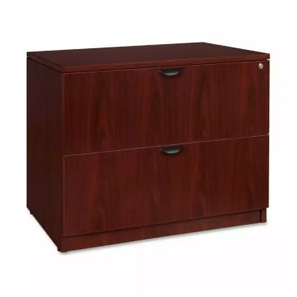 Lorell Prominence 2.0 Mahogany Laminate 2-Drawer Lateral File 36 x 22 x 29