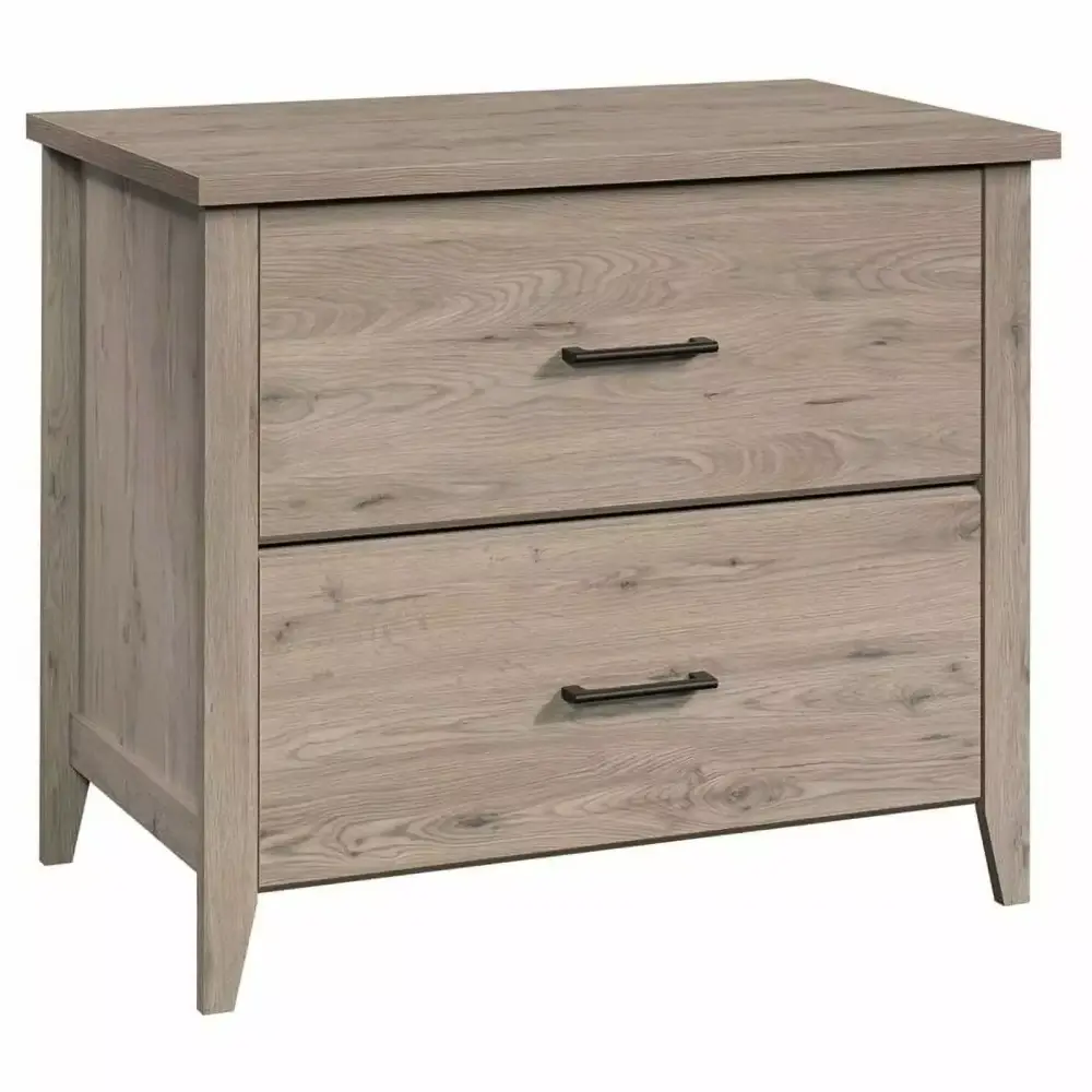 Pemberly Row Contemporary Laurel Oak Engineered Wood Lateral File Cabinet