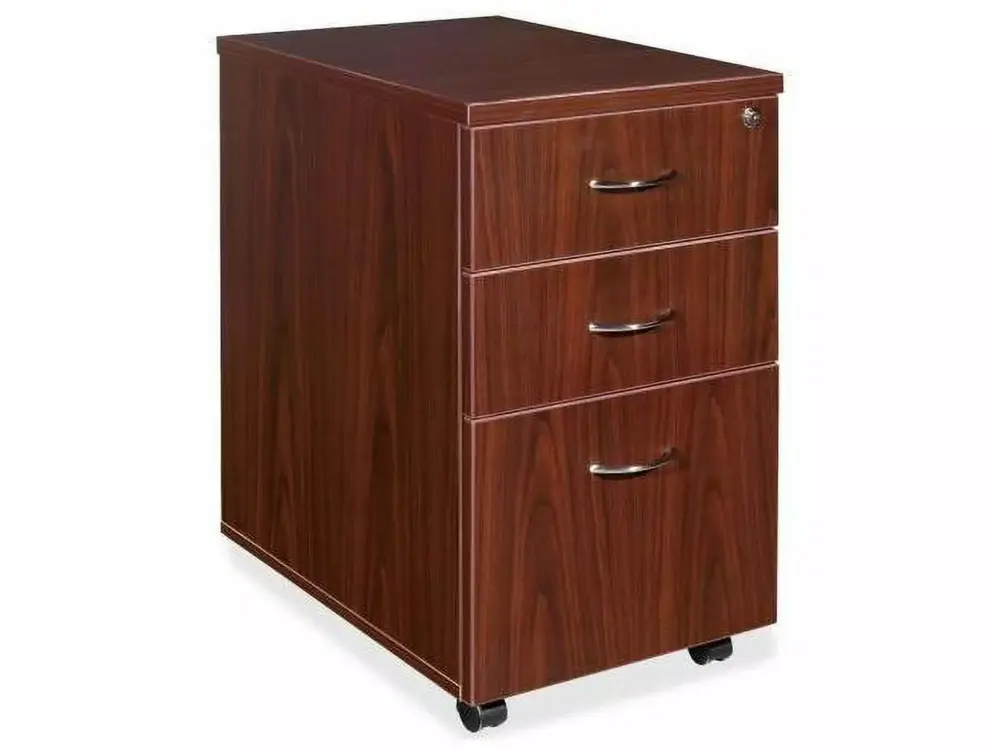 3 Drawers Vertical Wood Composite Lockable Filing File Size Paper Cabinet Lorell